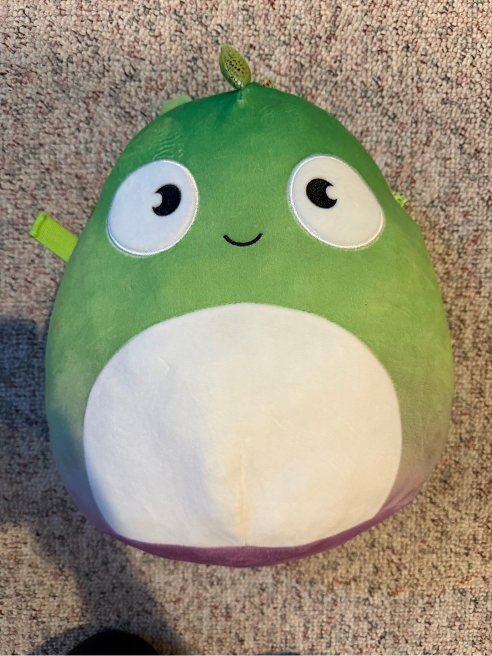 Green Plush squishmallow backpack